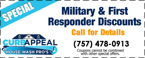 Home Soft Wash & Roof Washing Military/First Responder Specials