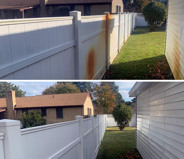 Fence Soft Washing Services Hampton Roads VA